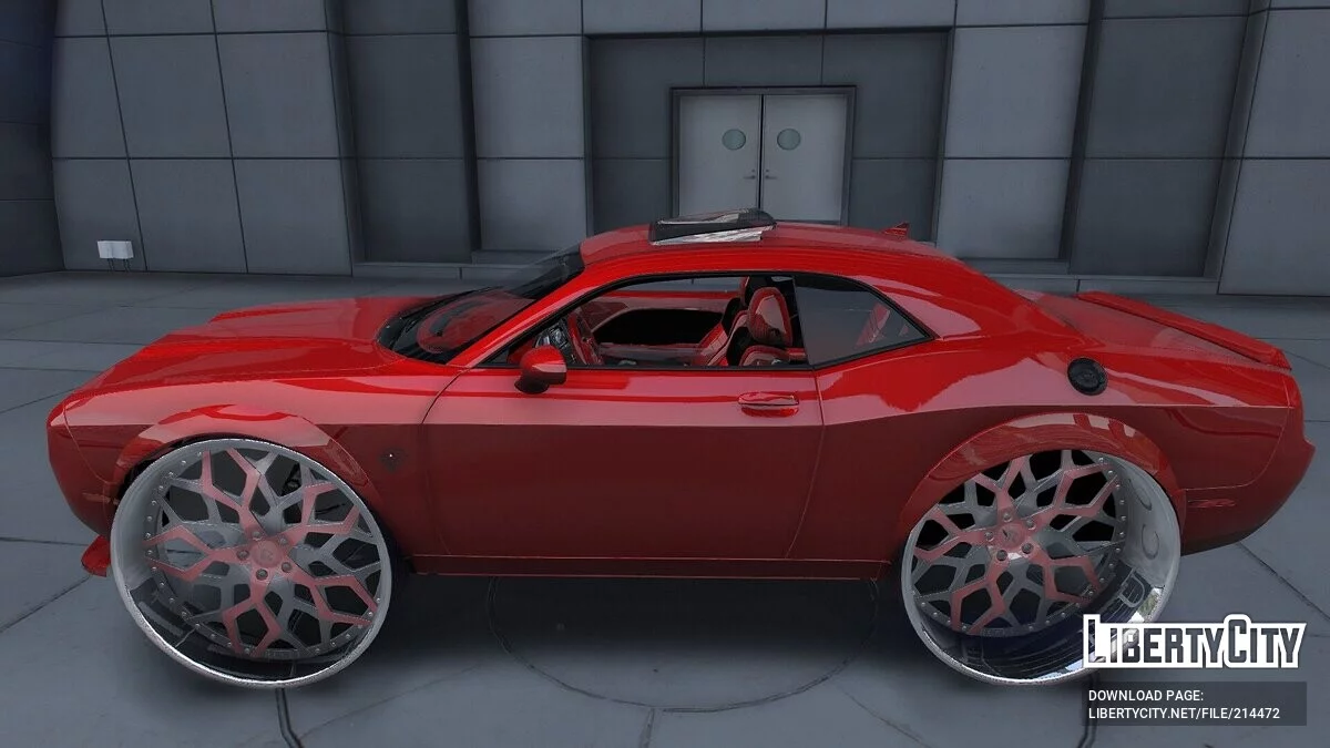 Dodge Challenger Hellcat On Ruccis / GTA 5