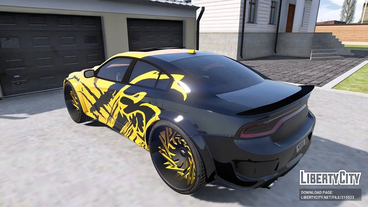 Dodge Charger Hellcat On Amani Forged Wheels / GTA 5