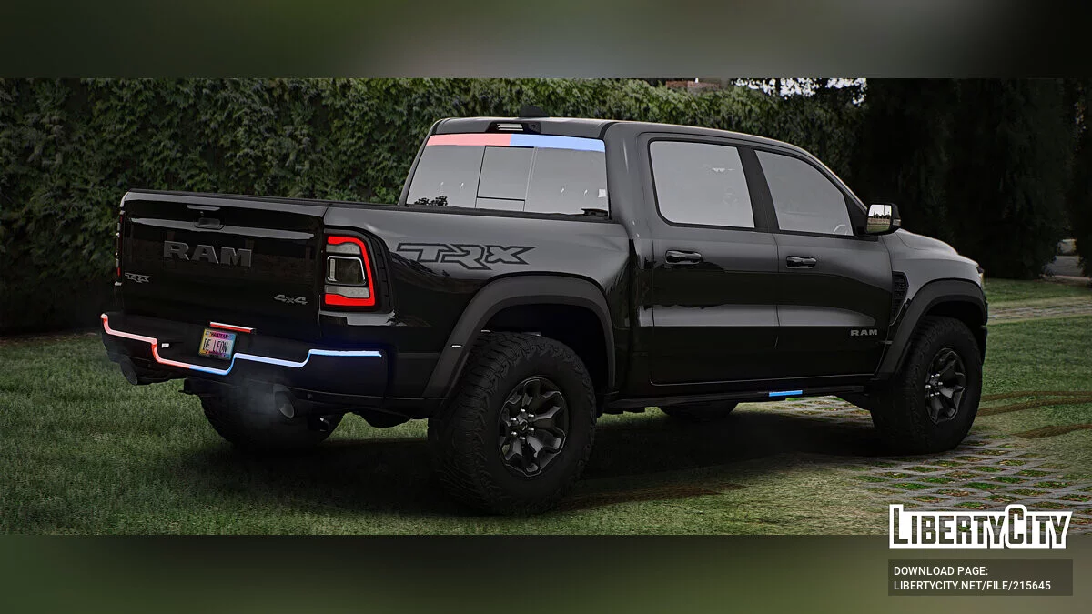 Dodge RAM 1500 TRX 2022 Police Modern Lights / GTA 5