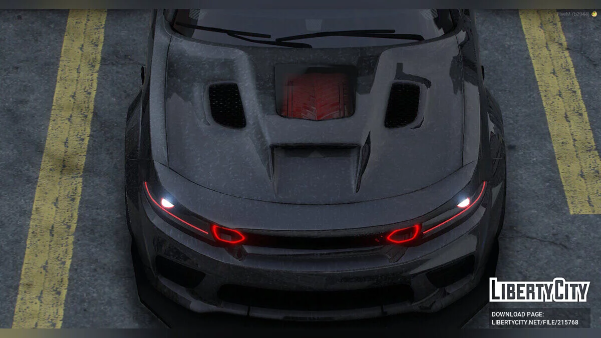 Forged Carbon Dodge Charger Demon 170 Street v1.0 / GTA 5