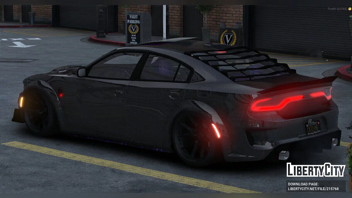 Forged Carbon Dodge Charger Demon 170 Street v1.0 / GTA 5