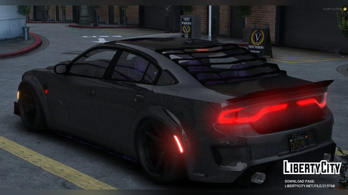 Forged Carbon Dodge Charger Demon 170 Street v1.0 / GTA 5