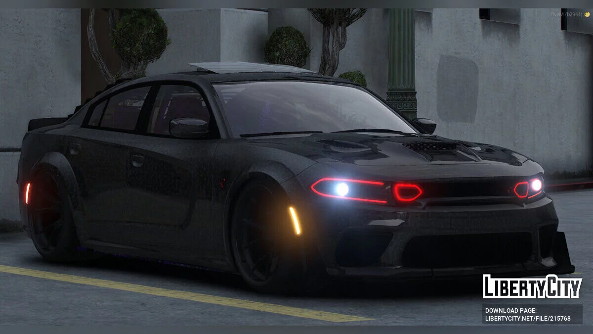 Forged Carbon Dodge Charger Demon 170 Street v1.0 / GTA 5