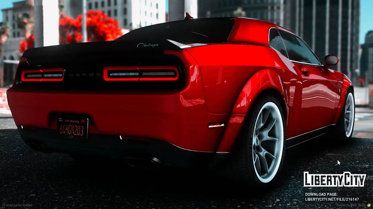 Custom 2023 Dodge Challenger RT Scat Pack Shaker Widebody / GTA 5