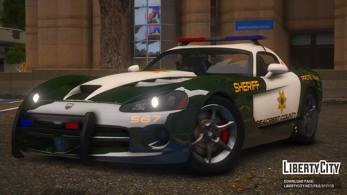 2008 Dodge Viper SRT-10 SCPD v1.0 / GTA 5