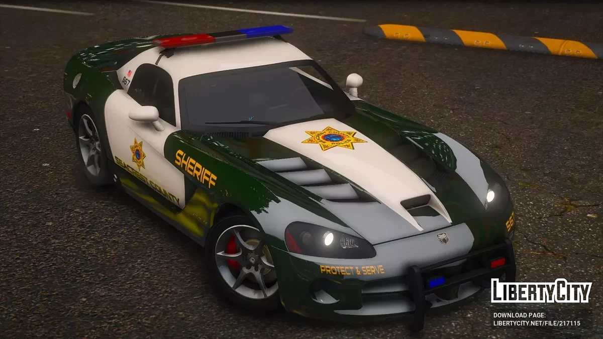 2008 Dodge Viper SRT-10 SCPD v1.0 / GTA 5