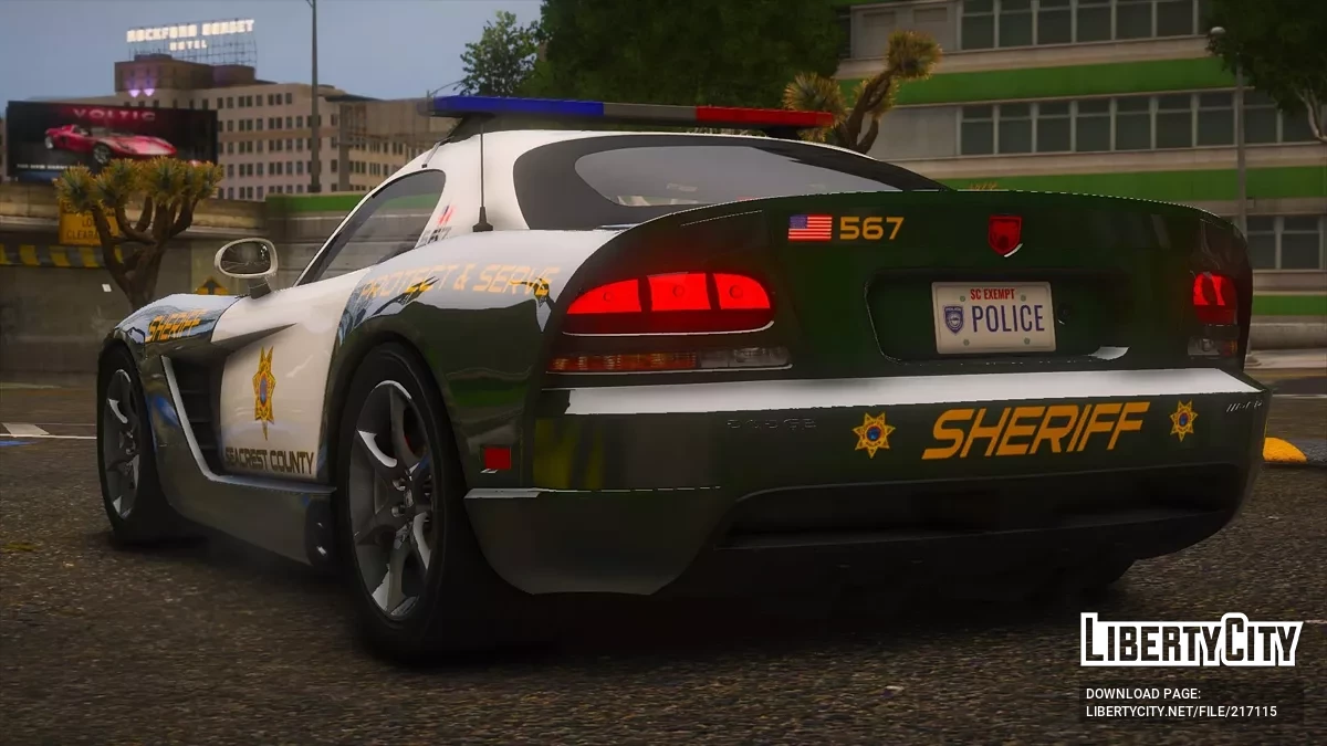 2008 Dodge Viper SRT-10 SCPD v1.0 / GTA 5