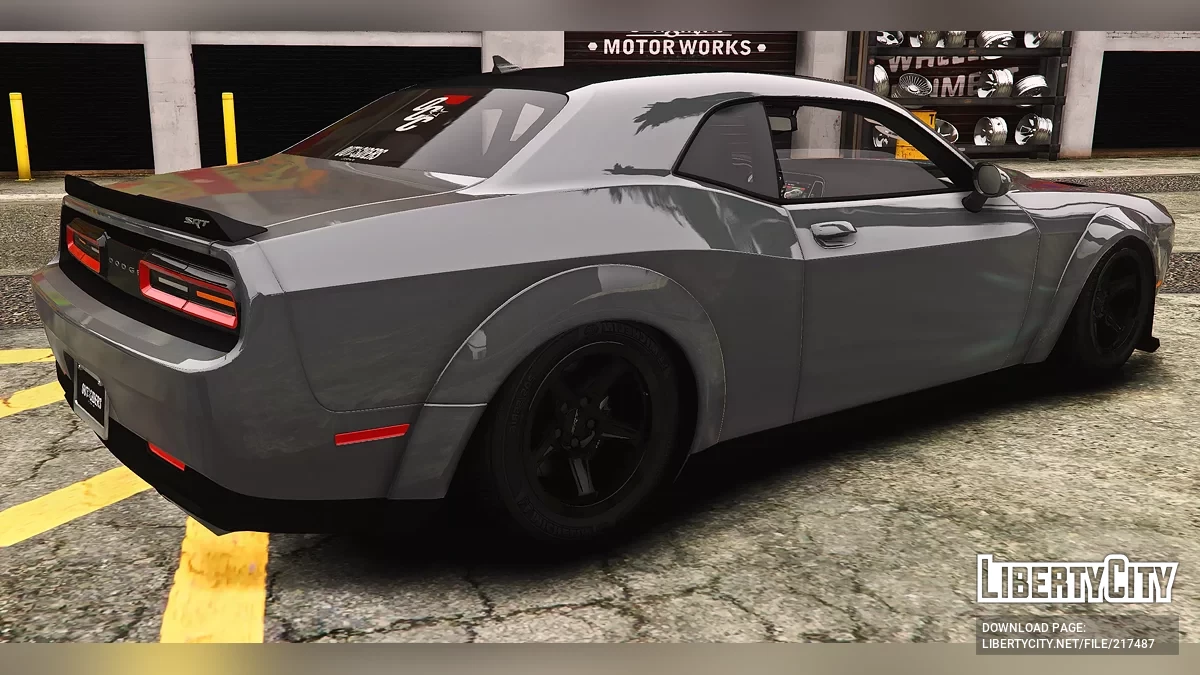 2018 Dodge Challenger SRT Hellcat Custom Tuned Lowered Widebody / GTA 5
