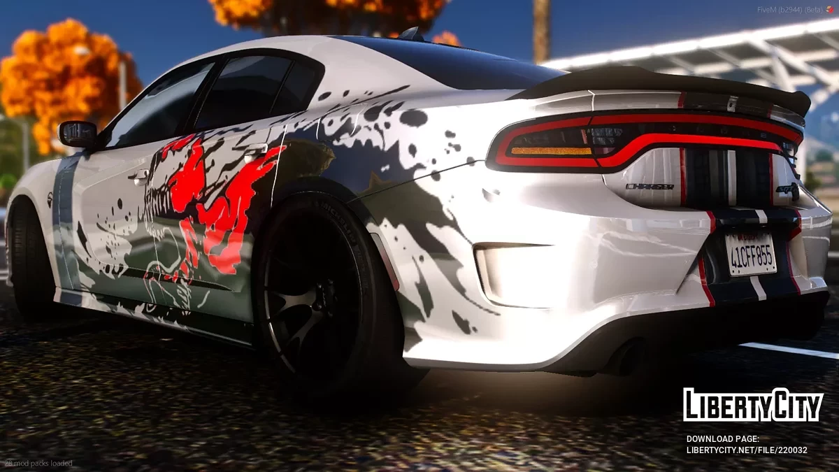2016 Dodge Charger Hellcat Slimbody Carnage Edition / GTA 5
