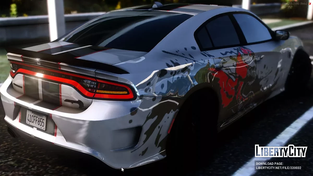 2016 Dodge Charger Hellcat Slimbody Carnage Edition / GTA 5