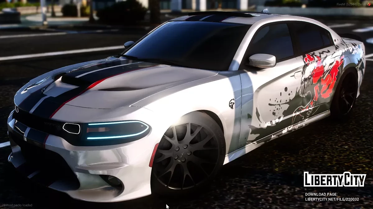 2016 Dodge Charger Hellcat Slimbody Carnage Edition / GTA 5