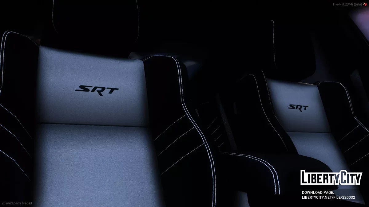 2016 Dodge Charger Hellcat Slimbody Carnage Edition / GTA 5