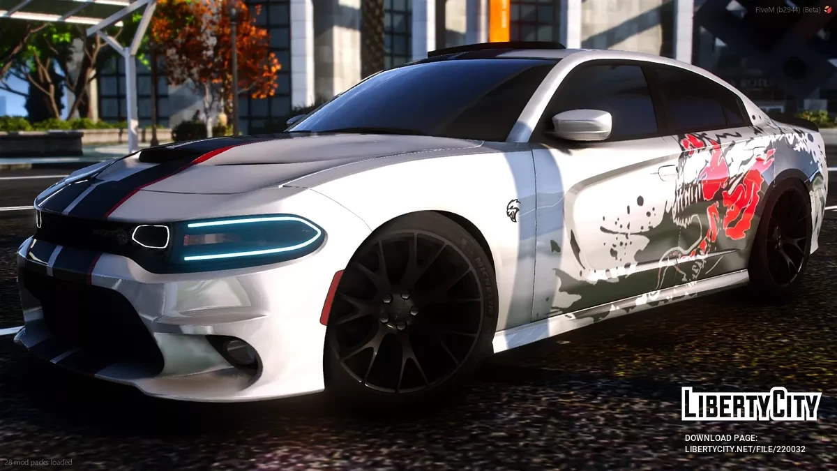 2016 Dodge Charger Hellcat Slimbody Carnage Edition / GTA 5