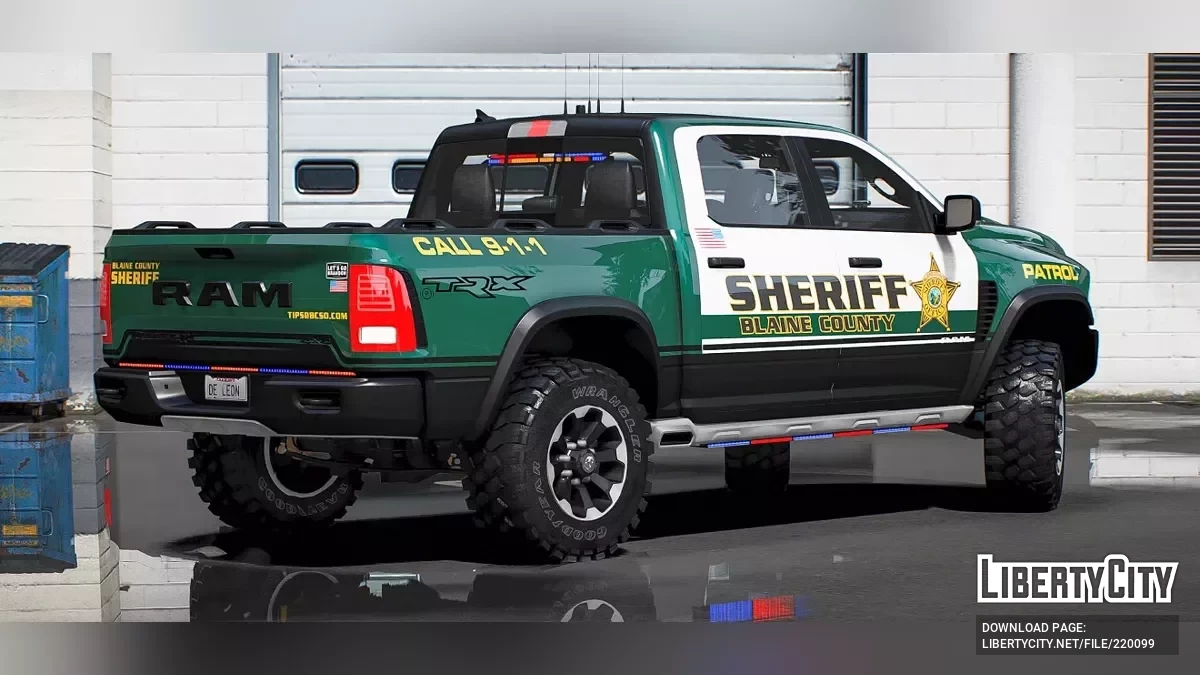 Dodge Ram TRX Sheriff 2018 / GTA 5