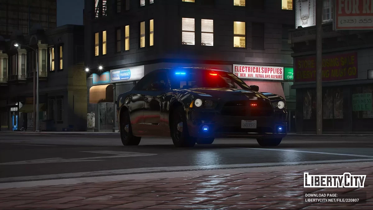 2014 Dodge Charger Unmarked / GTA 5