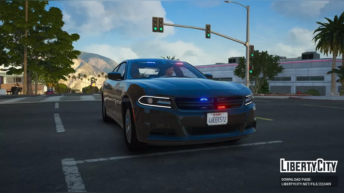 2018 Dodge Charger Без Опознавательных Знаков / GTA 5