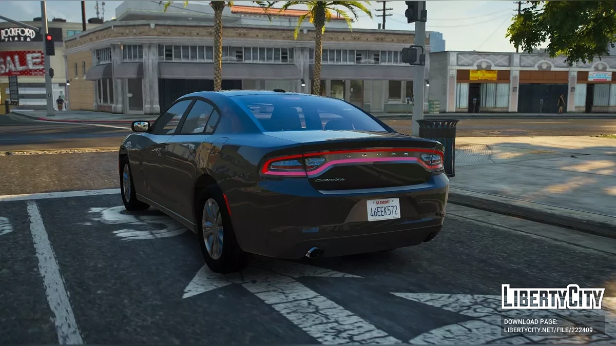 2018 Dodge Charger Без Опознавательных Знаков / GTA 5