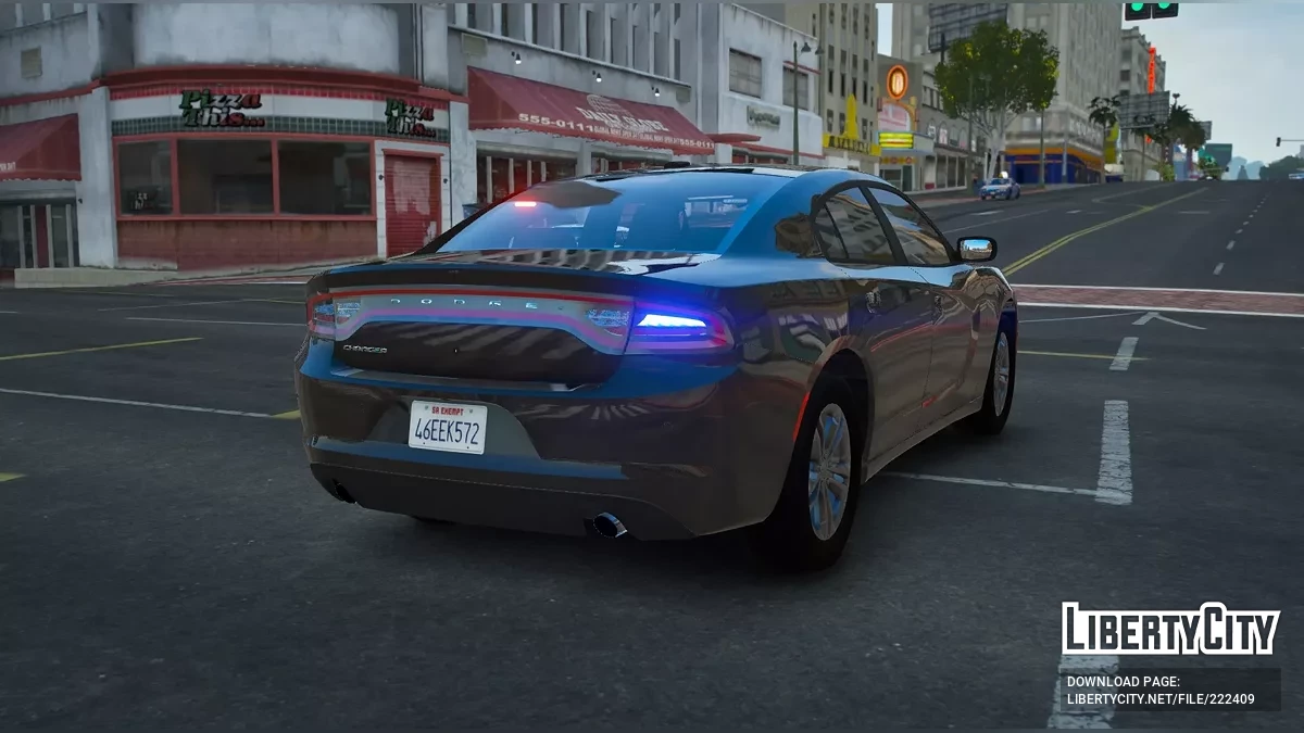 2018 Dodge Charger Без Опознавательных Знаков / GTA 5