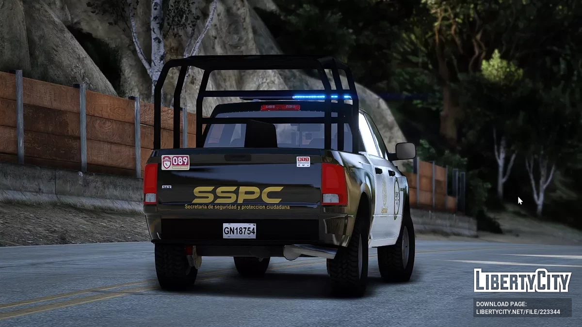 2014 Ram Secretaría de Seguridad y Protección Ciudadana MX / GTA 5