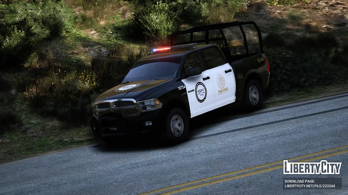 2014 Ram Secretaría de Seguridad y Protección Ciudadana MX / GTA 5
