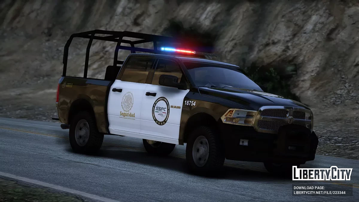 2014 Ram Secretaría de Seguridad y Protección Ciudadana MX / GTA 5