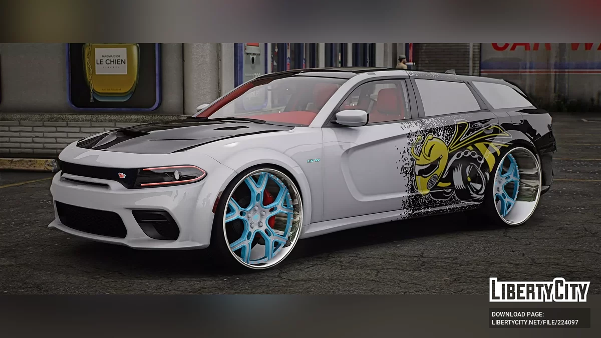 Custom 1320 Scatpack Dodge Magnum SRT On Armani Forged Rims / GTA 5