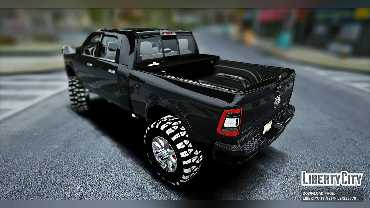Custom Tuned Lifted Dodge Ram 3500 Heavy Duty Limited 4x4 / GTA 5
