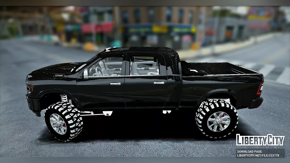 Custom Tuned Lifted Dodge Ram 3500 Heavy Duty Limited 4x4 / GTA 5