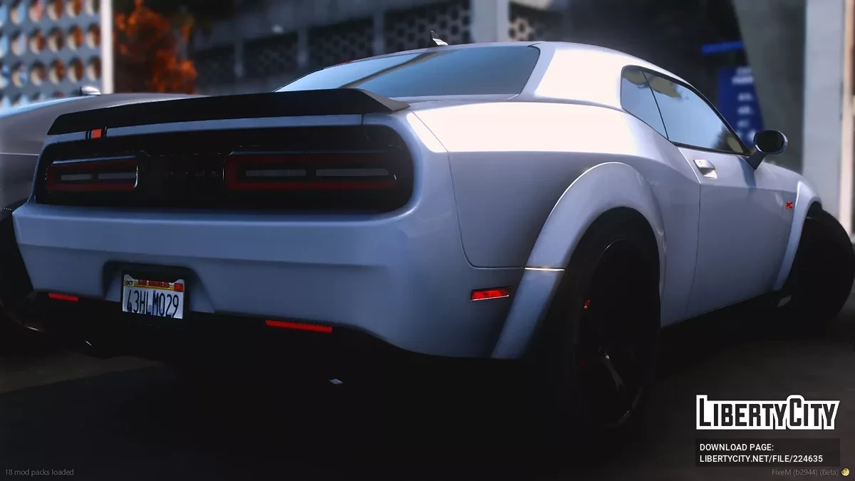 Custom 2022 Dodge Challenger Last Call Hemi Orange Edition Scatpack / GTA 5