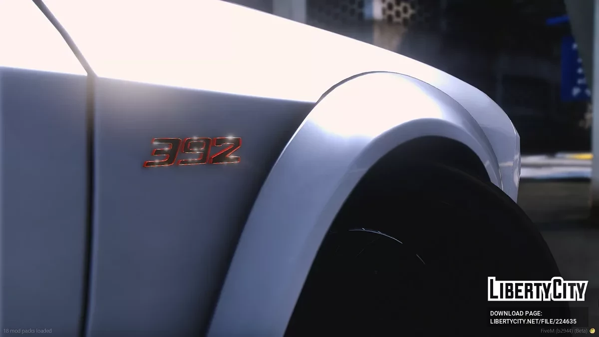 Custom 2022 Dodge Challenger Last Call Hemi Orange Edition Scatpack / GTA 5