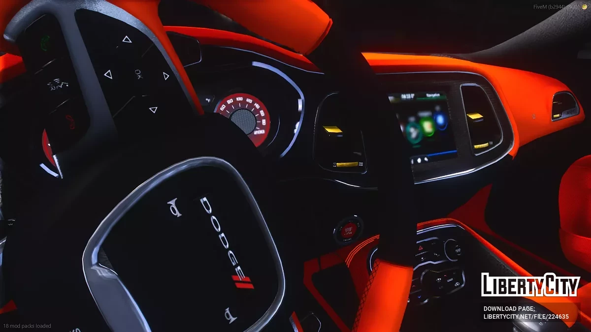 Custom 2022 Dodge Challenger Last Call Hemi Orange Edition Scatpack / GTA 5