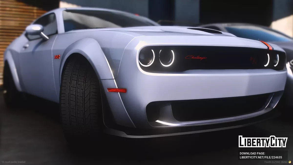 Custom 2022 Dodge Challenger Last Call Hemi Orange Edition Scatpack / GTA 5