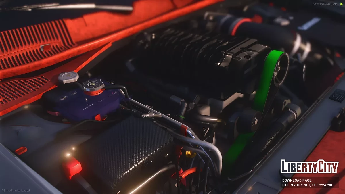 Custom 2023 Dodge Challenger 1000HP Hennessey Performance Edition / GTA 5
