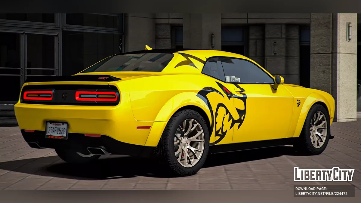 Custom Dodge Charger SRT Hellcat Redeye With Props / GTA 5