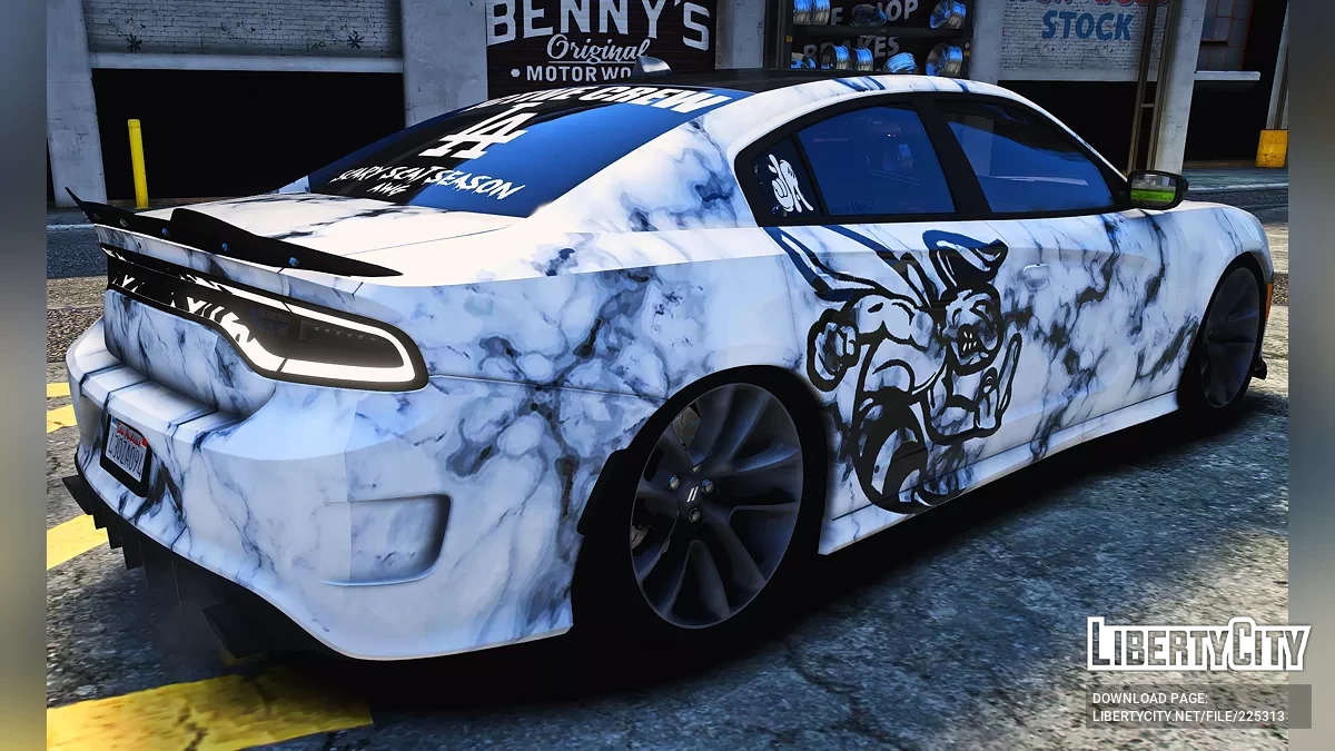 Custom Tuned Dodge Charger Scatpack Super Bee (4 Liveries) / GTA 5