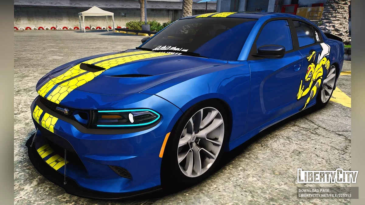 Custom Tuned Dodge Charger Scatpack Super Bee (4 Liveries) / GTA 5