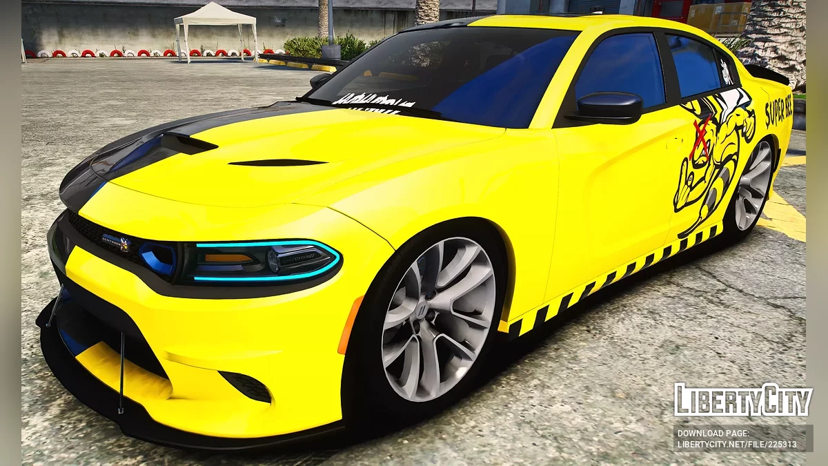 Custom Tuned Dodge Charger Scatpack Super Bee (4 Liveries) / GTA 5