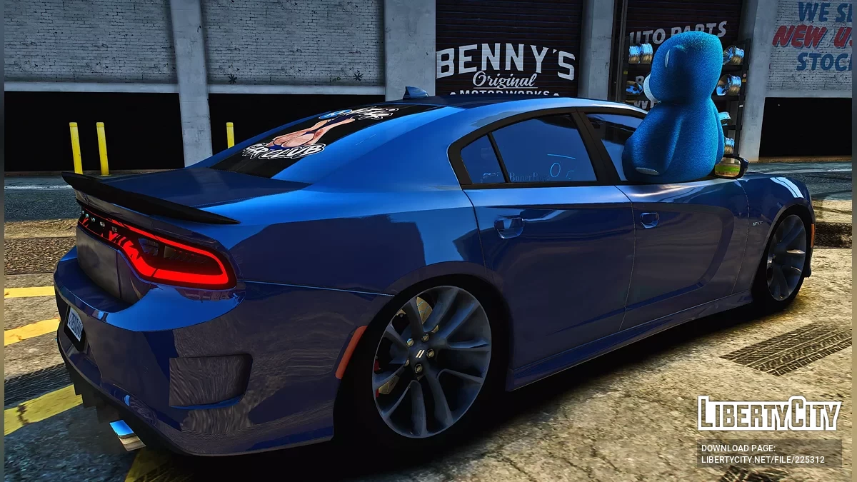 Custom Tuned Slimbody Dodge Charger Daytona V8 Hemi / GTA 5