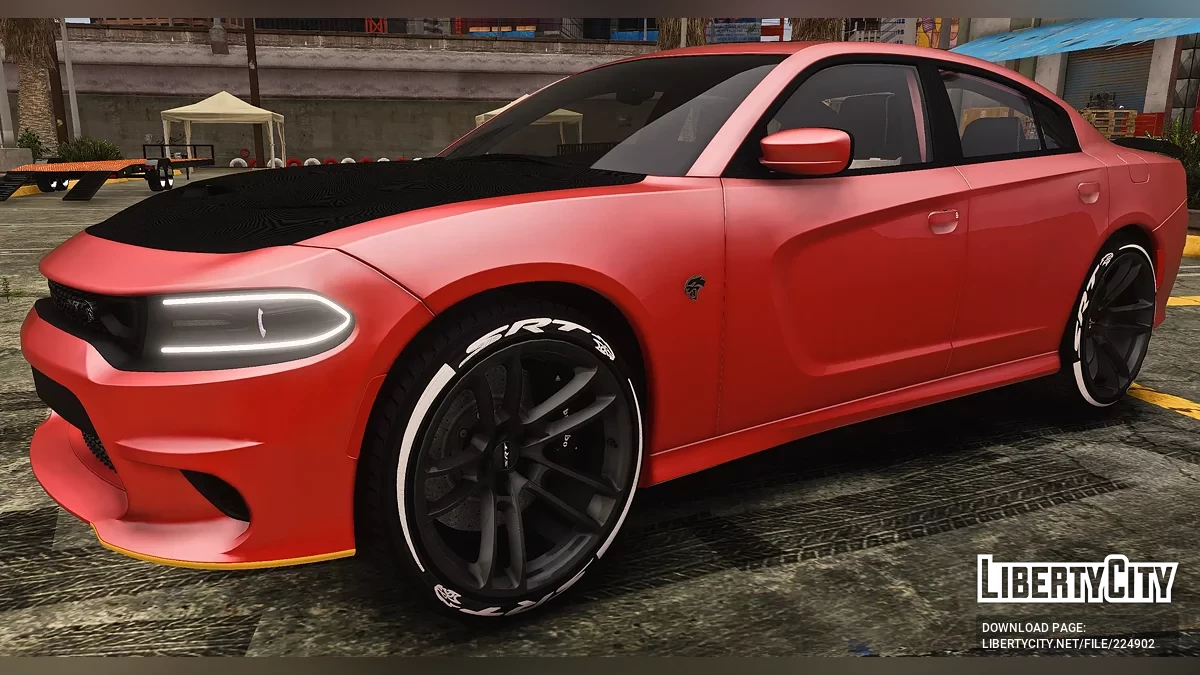 Custom Tuned Toned Dodge Charger SRT Hellcat Scatpack / GTA 5
