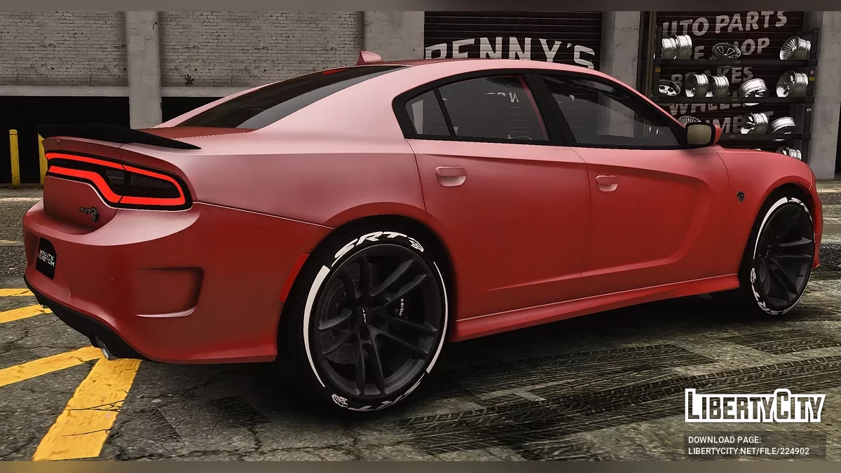 Custom Tuned Toned Dodge Charger SRT Hellcat Scatpack / GTA 5