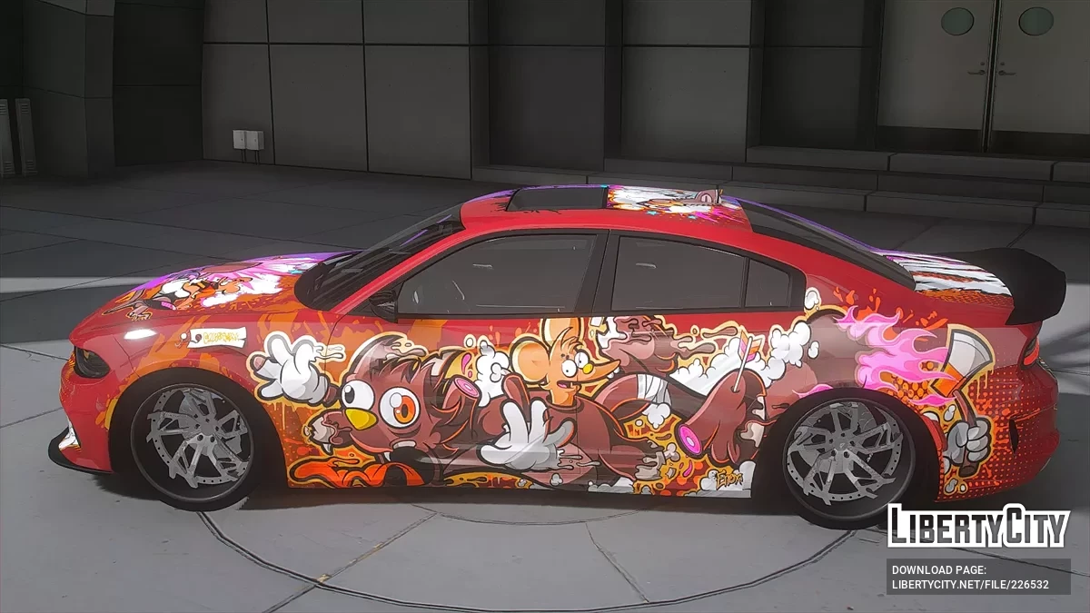 2022 Dodge Charger Hellcat Itchy N Scratchy / GTA 5
