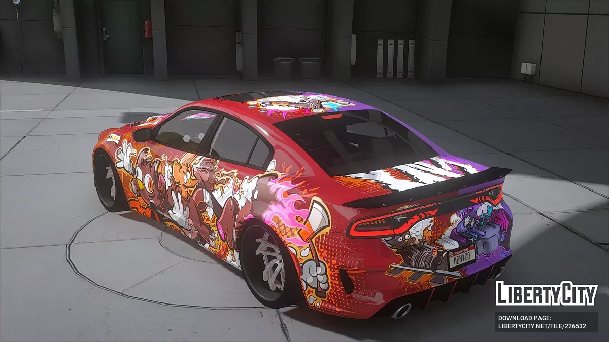 2022 Dodge Charger Hellcat Itchy N Scratchy / GTA 5