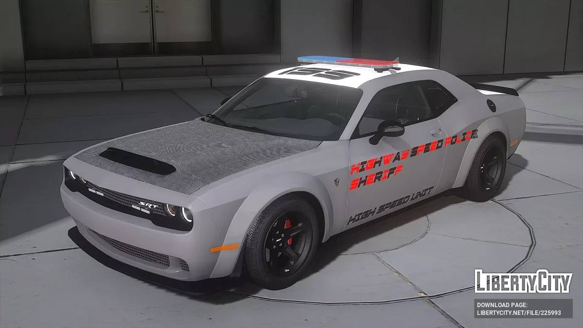 Dodge Challenger SRT Demon Highspeed Unit / GTA 5
