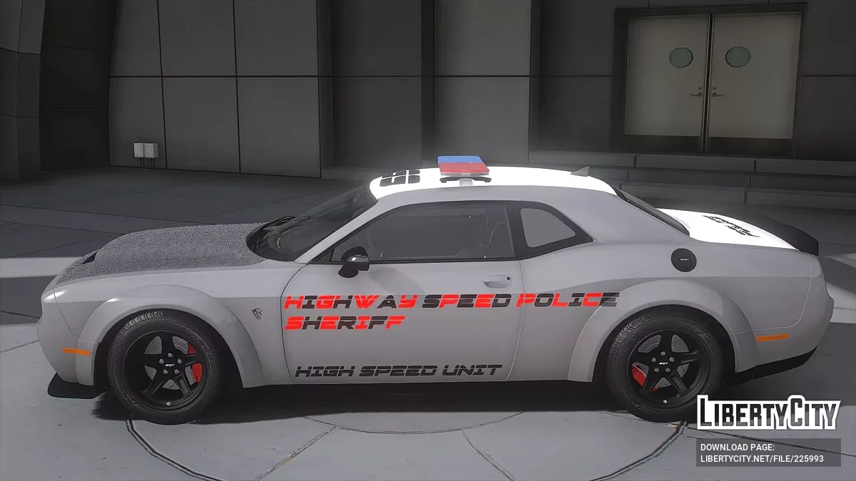 Dodge Challenger SRT Demon Highspeed Unit / GTA 5