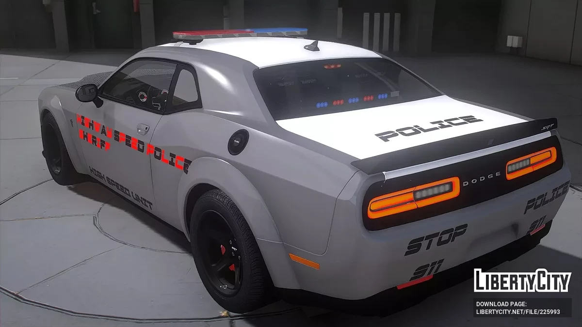 Dodge Challenger SRT Demon Highspeed Unit / GTA 5
