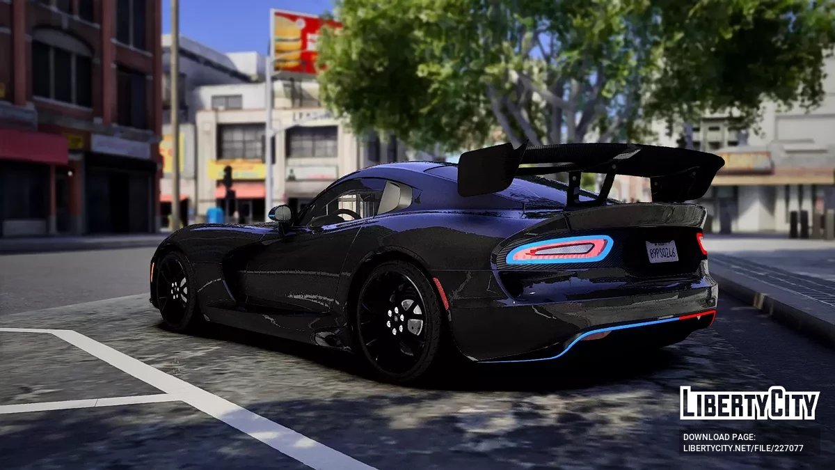 2016 Dodge Viper SRT ACR LEO PD Modern Lights / GTA 5