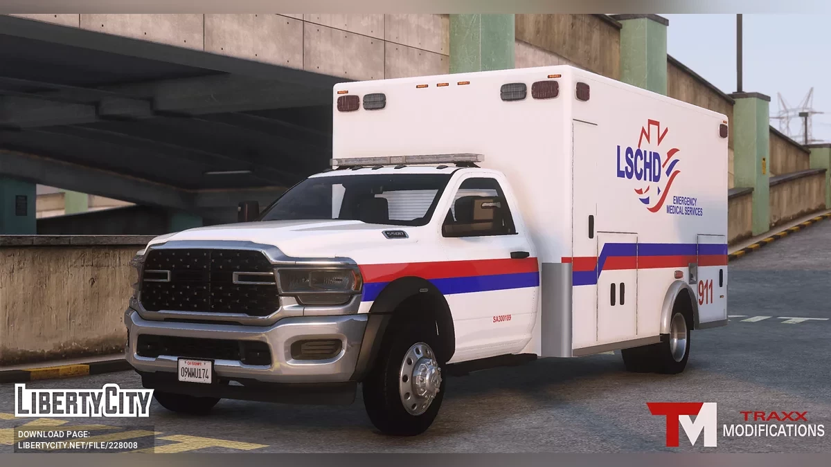 2024 RAM 5500 Ambulance / GTA 5