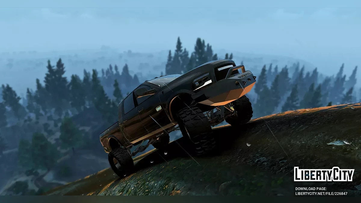 Custom Tuned Lifted Dodge Ram Laramie Longhorn 2500 Heavy Duty / GTA 5