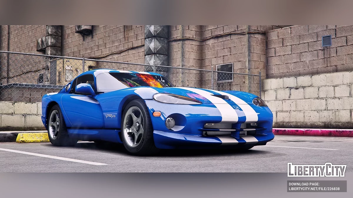 Dodge Viper GTS 1996 / GTA 5