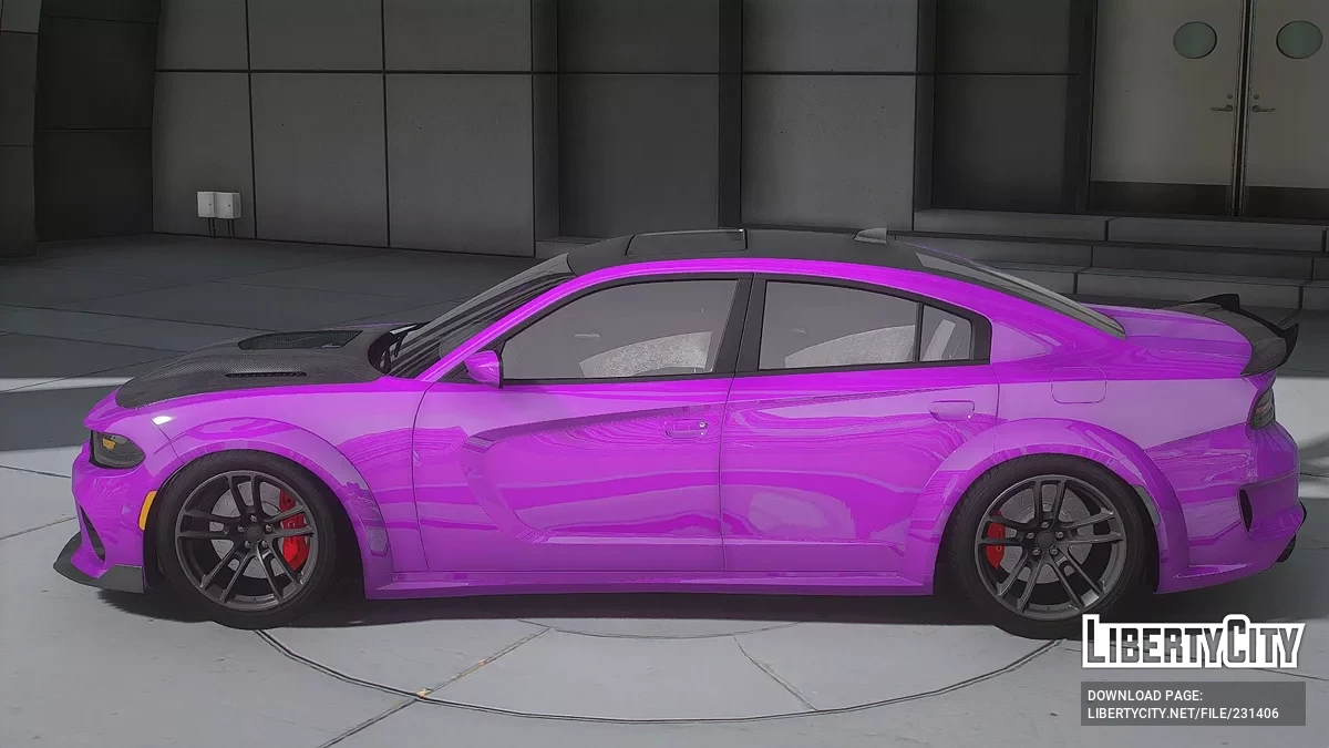 Dodge Charger SRT Hellcat Len Purple Torch / GTA 5